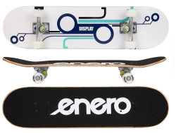 ENERO Klasický Drevený Skateboard Čierny