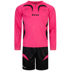 Zeus Men Referee Kit Jersey and Shorts Fuxia