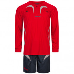 Zeus Men Referee Kit Jersey and Shorts Red