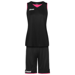 Zeus Kit Flora Dámsky basketbalový dres so šortkami čierny 3XL 2XL