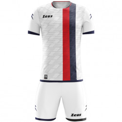 Zeus Icon Teamwear Set Jersey with Shorts white navy