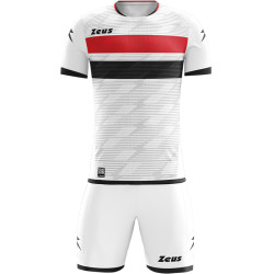 Zeus Icon Teamwear Set Jersey with Shorts white black