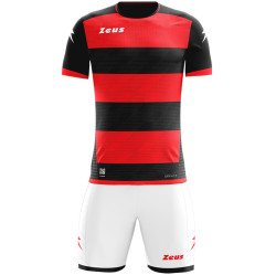Zeus Icon Teamwear Set Jersey with Shorts red black