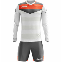 Zeus Argo Goalkeeper Kit Long-sleeved Jersey with Shorts white gray
