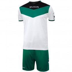 Givova Kit Campo Set Jersey + Shorts black / green