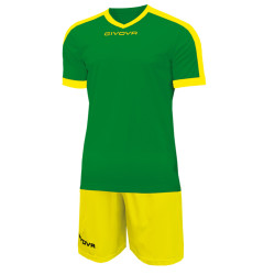 Givova Kit Revolution Futbalov dres so ortkami zeleno lt