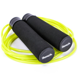 Bench Skipping rope with weights yellow LS3124-YELLOW
