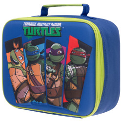 Sun City Teenage Mutant Ninja Turtles TMNT Kids Lunch Box Bag PH4972-blue