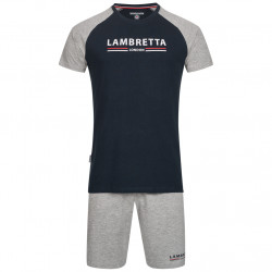 Lambretta Men Loungewear Set 2-piece SS7024-NVY / G / MAR