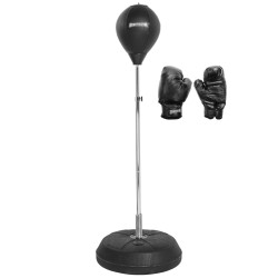 SPORTINATOR Punchingball Boxing stand boxing trainer including punching pear and boxing gloves