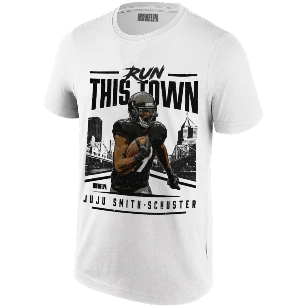 NFLPA Juju Smith-Schuster Run This Town Piitsburgh Steelers NFL Men T-shirt NFLTS12MW