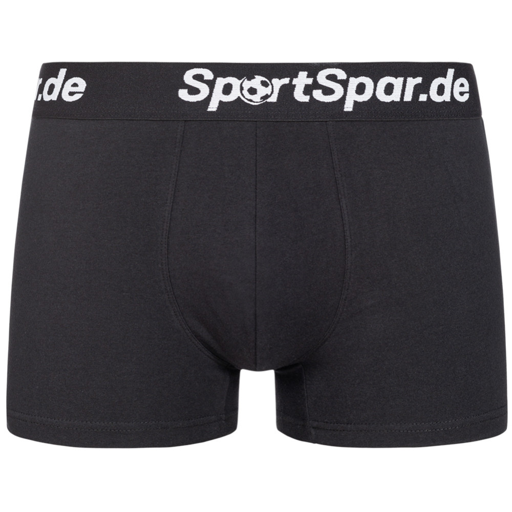 SportSpar Sportspar.de Men "Sparbuchse" Boxer Shorts black and white