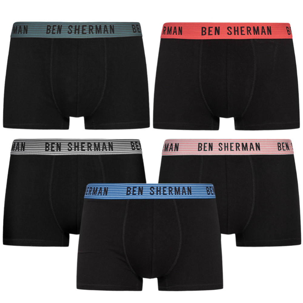 BEN SHERMAN Chase Men Boxer Shorts Pack of 5 U5-1263-BS-5PKA
