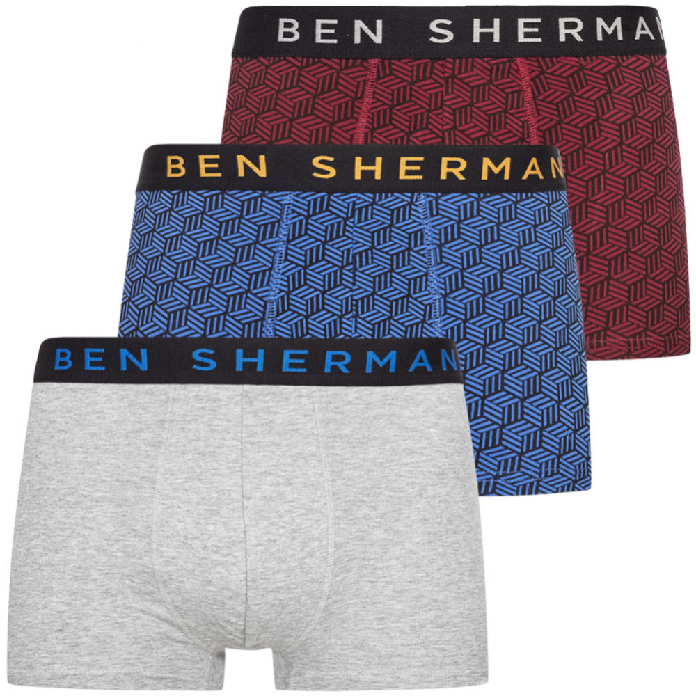 BEN SHERMAN Rehan Men Boxer Shorts Pack of 3 U5-1358-BS-3PKA