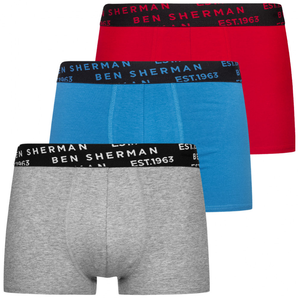BEN SHERMAN Edward Men Boxer Shorts Pack of 3 U5-1374-BS-3PKA